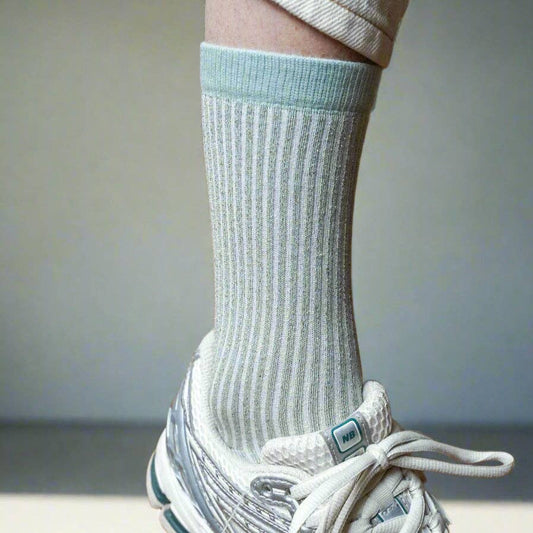 GLITTER LUREX ECO-FRIENDLY LYOCELL SOCKS | MOONLIGHT