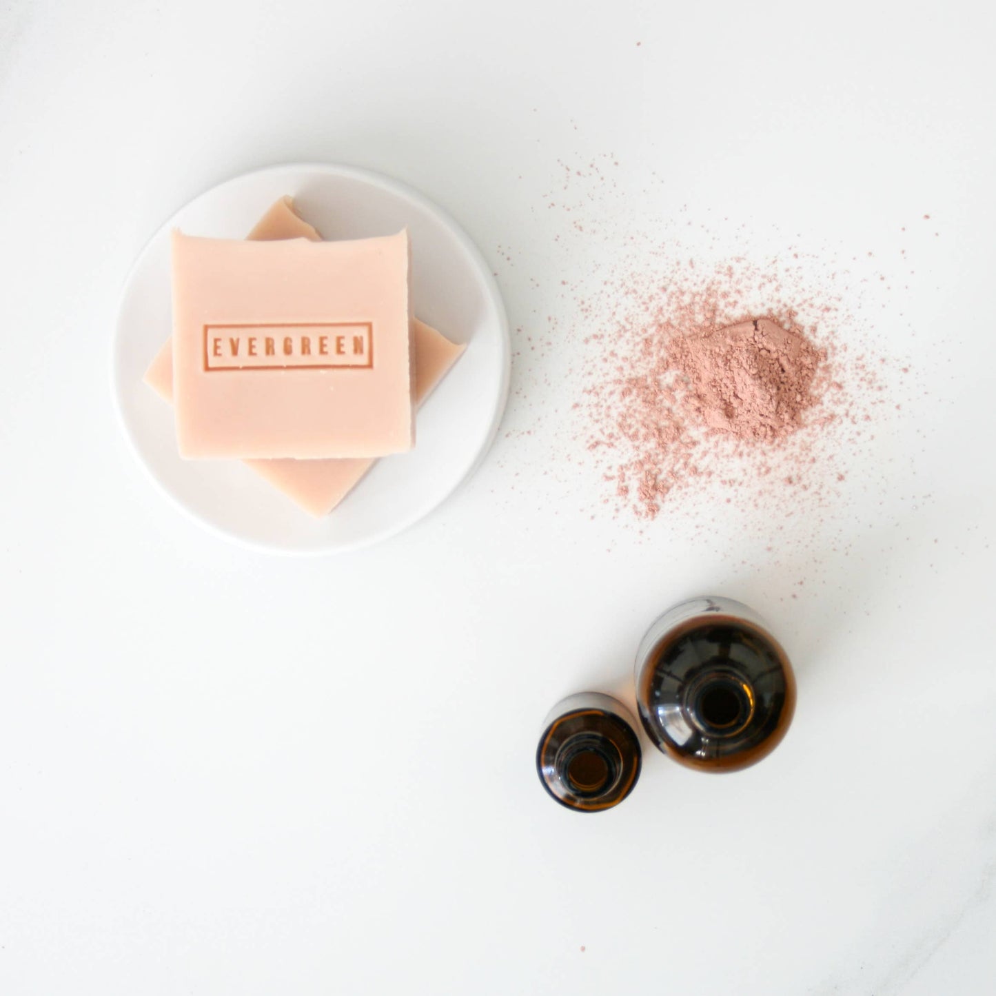 SPEARMINT & PINK CLAY 100% NATURAL SOAP