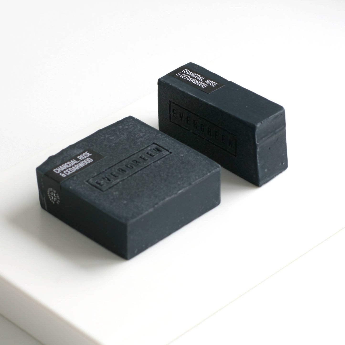 CHARCOAL, ROSE & CEDAR WOOD 100% NATURAL SOAP