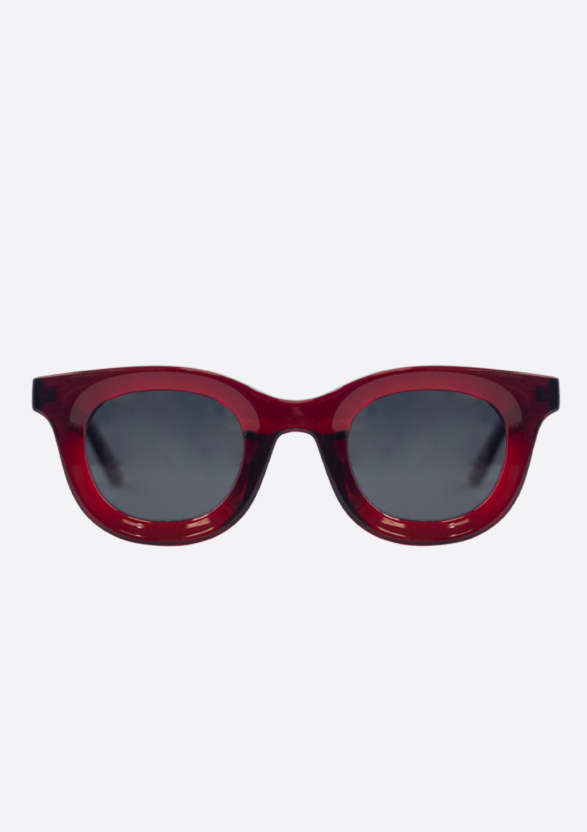 SUNGLASSES | LIBIA CRYSTAL DARK RED