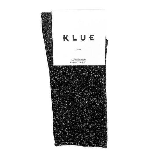GLITTER LUREX ECO-FRIENDLY LYOCELL SOCKS | BLACK
