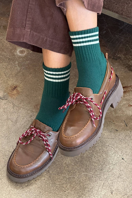 GIRLFRIEND SOCKS | HUNTER GREEN