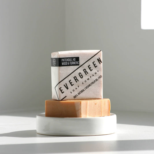 PATCHOULI, HO WOOD & TURMERIC 100% NATURAL SOAP