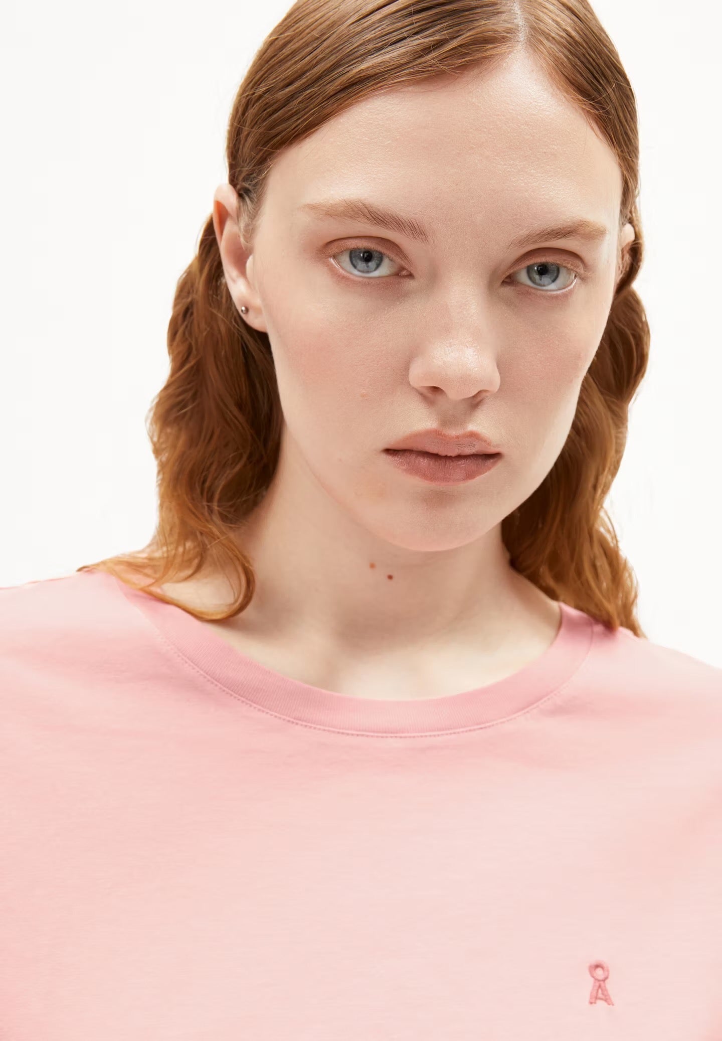 IDAARA ORGANIC COTTON T-SHIRT | DEEP ROSALILLY