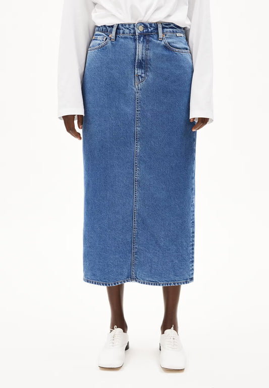 KAALYKE DENIM SKIRT MADE OF RECYCLED COTTON | DAYDREAM