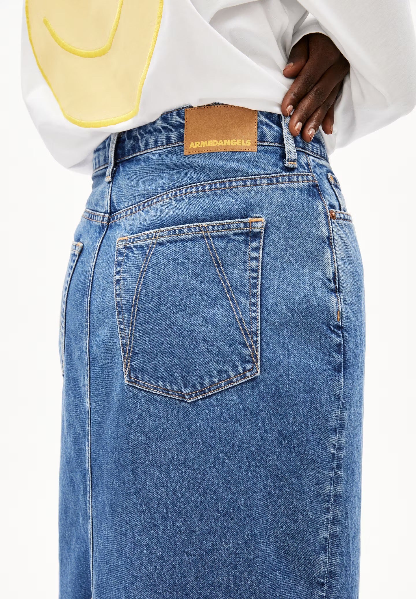 KAALYKE DENIM SKIRT MADE OF RECYCLED COTTON | DAYDREAM