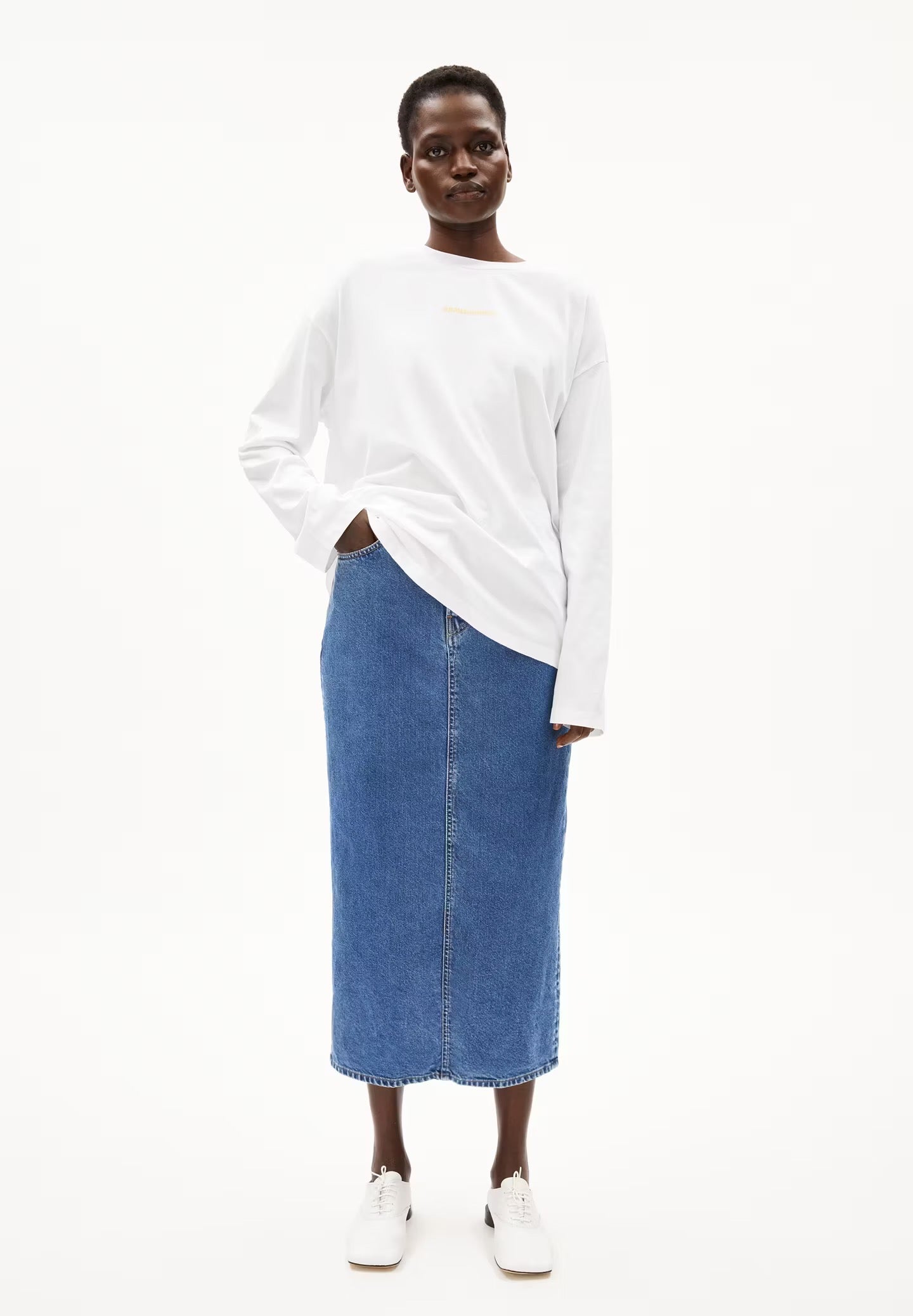 KAALYKE DENIM SKIRT MADE OF RECYCLED COTTON | DAYDREAM