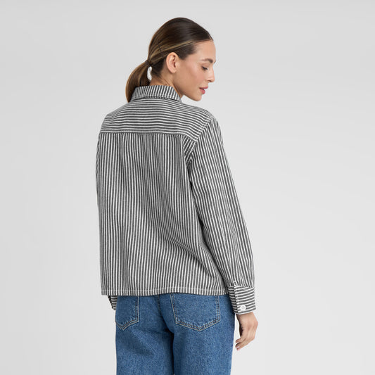 STIBY WORK JACKET | BLUE STRIPE