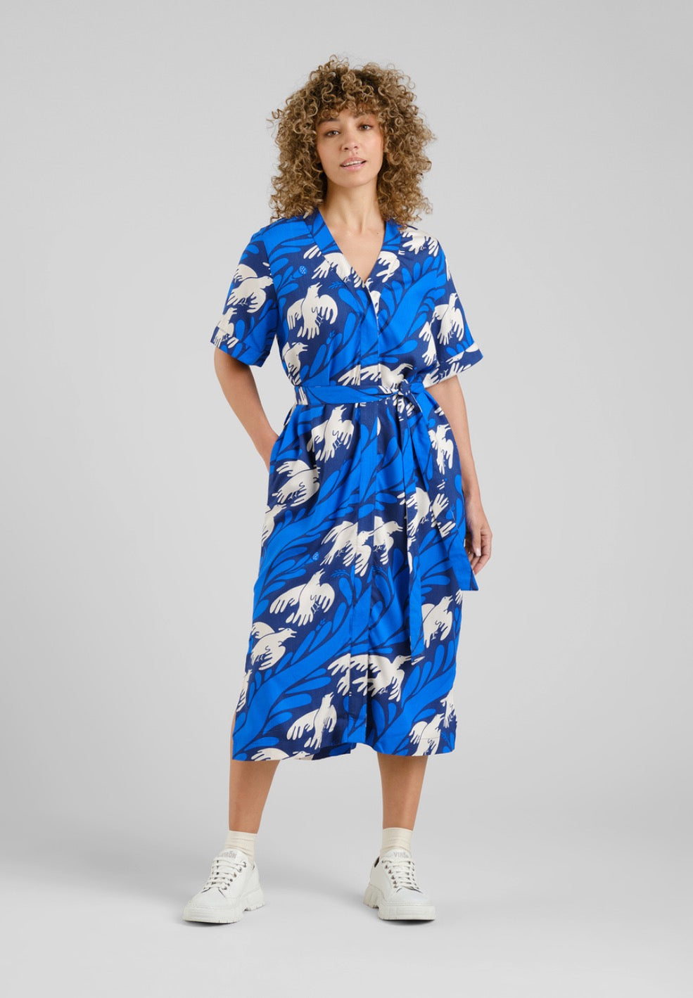 KALLVIK ECOVERO™ DRESS | THE PHOENIX BLUE