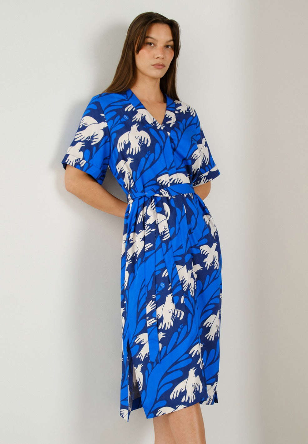 KALLVIK ECOVERO™ DRESS | THE PHOENIX BLUE