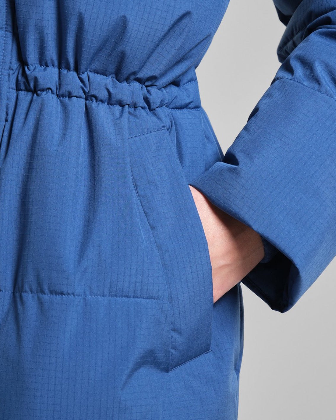 LONG PUFFER COAT KARMAS | TRUE BLUE
