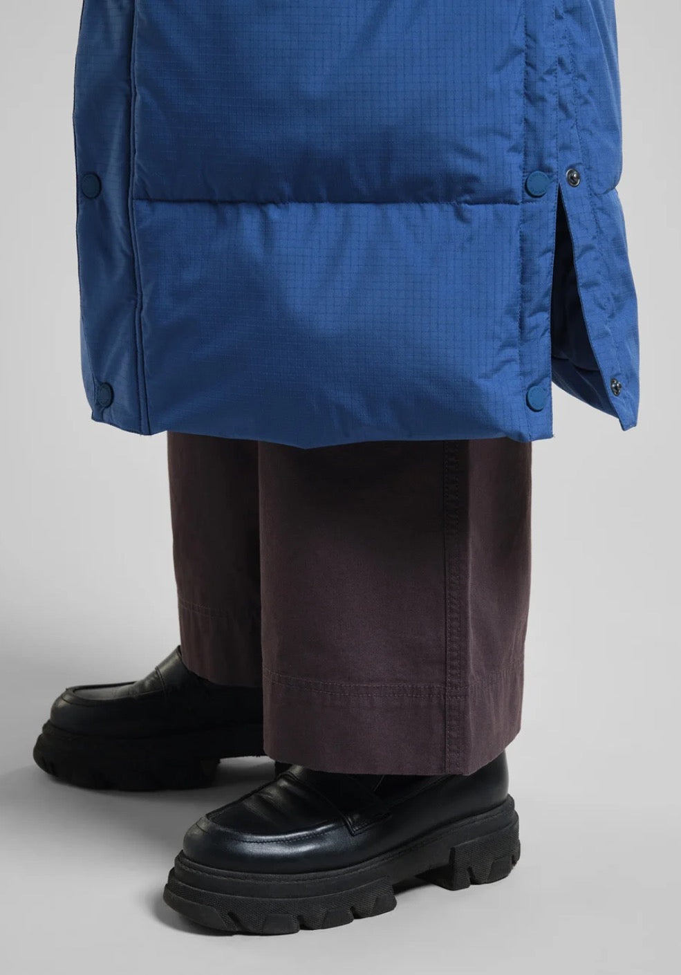LONG PUFFER COAT KARMAS | TRUE BLUE