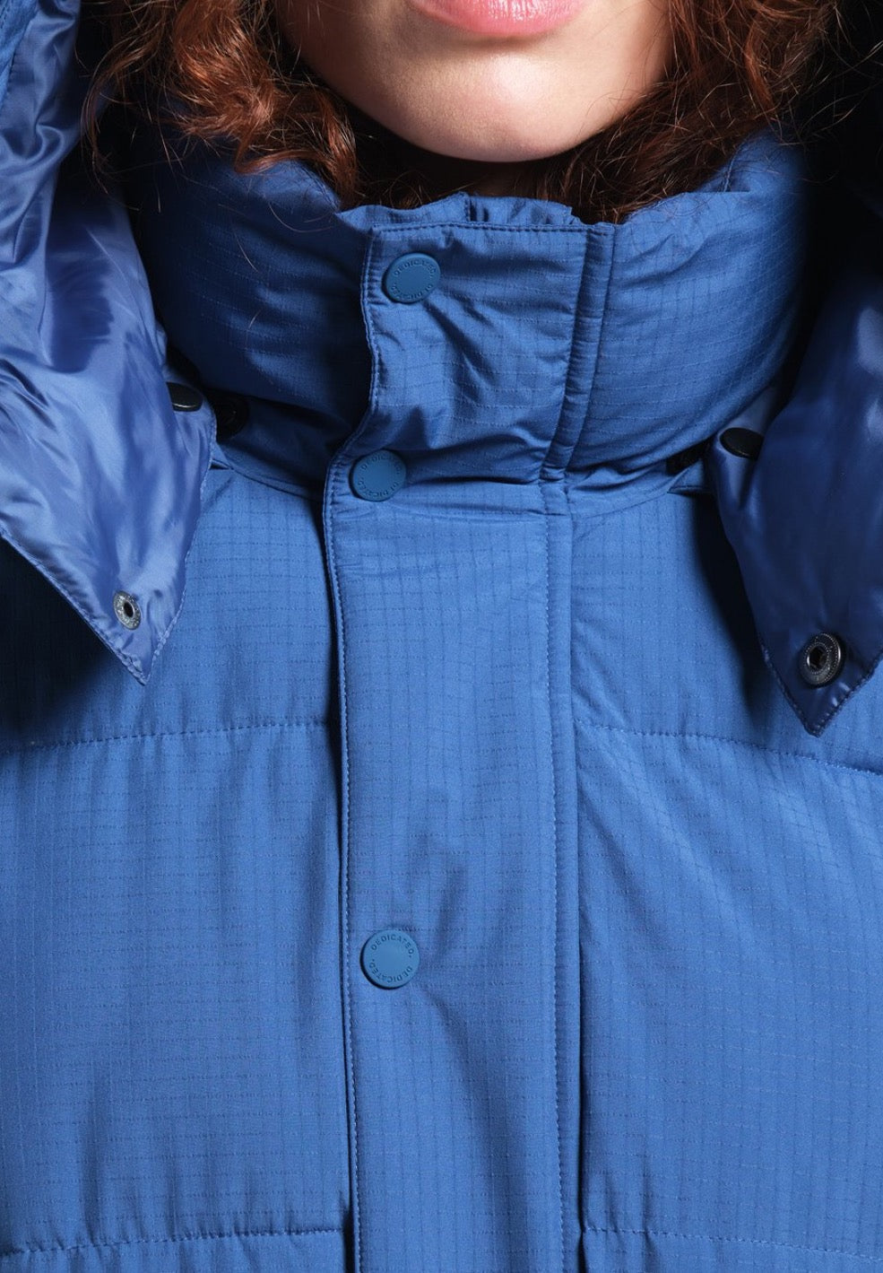 LONG PUFFER COAT KARMAS | TRUE BLUE