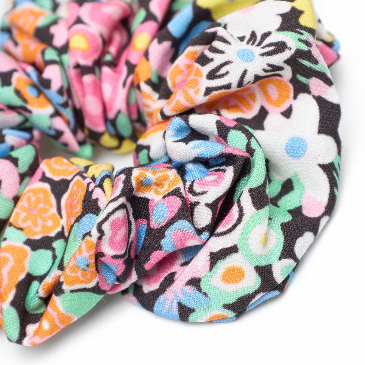 SCRUNCHIE MEADOW FLOWERS MULTI COLOUR