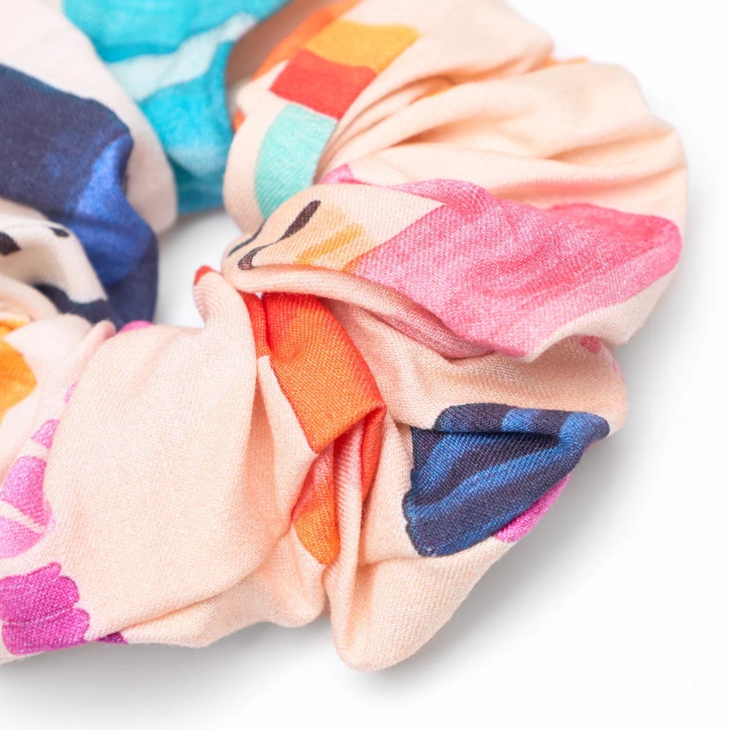 SCRUNCHIE SUMMER ABSTRACT MULTI COLOUR