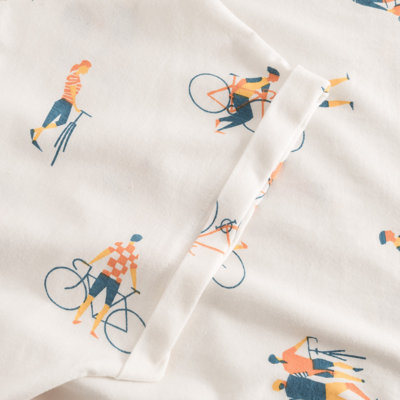 VISBY T-SHIRT BIKE PEOPLE | OFF WHITE