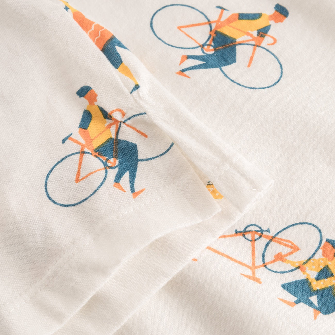 VISBY T-SHIRT BIKE PEOPLE | OFF WHITE