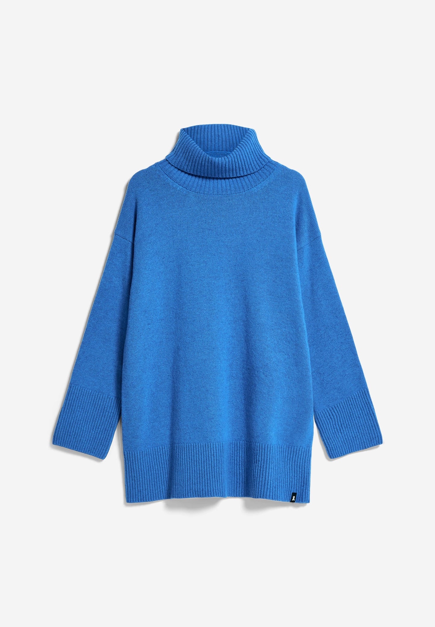 ARDIAA ORGANIC WOOL MIX LONG JUMPER | WARM BLUE