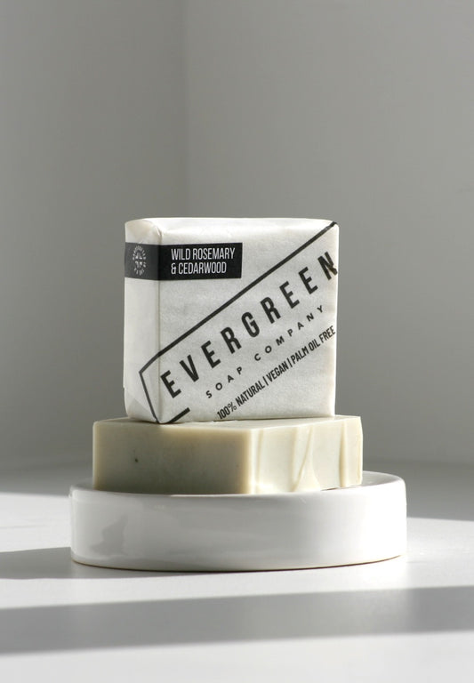 WILD ROSEMARY & CEDARWOOD 100% NATURAL SOAP