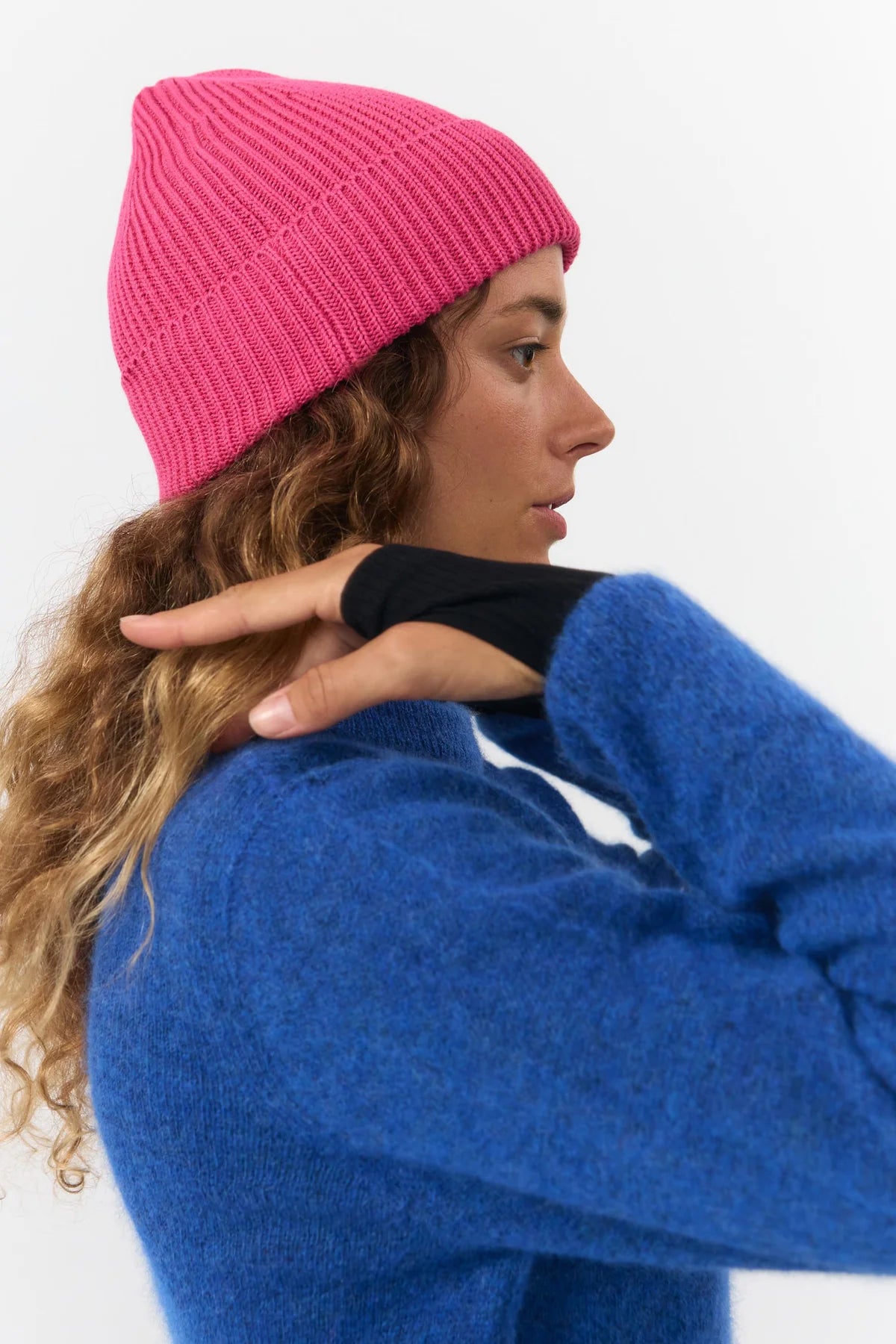 BABOL ALPACA AND MERINO WOOL BLEND JUMPER | BLUE
