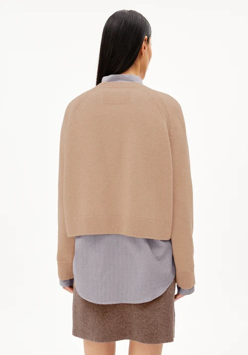 DILIRIAA REGLANA WOOL JUMPER | CINNAMON DUST