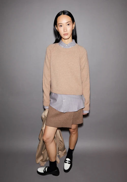 DILIRIAA REGLANA WOOL JUMPER | CINNAMON DUST