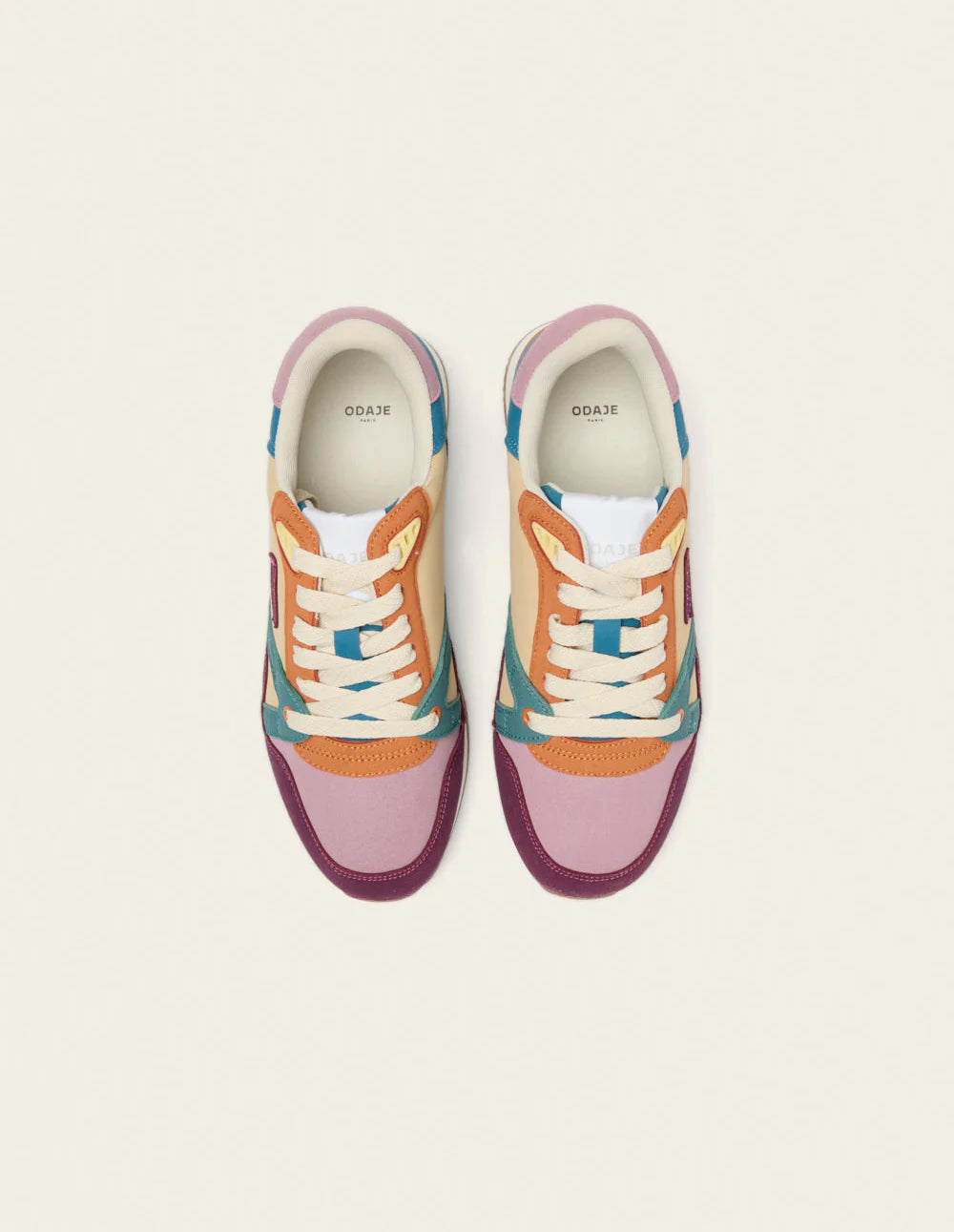 ANDRÉE LOW-TOP TRAINERS
| PLUM BRICK PINK