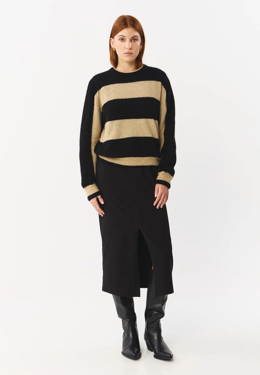 BABOL ALPACA AND MERINO WOOL BLEND JUMPER | STRIPES