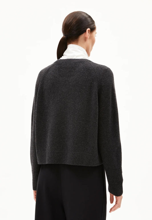 DILIRIAA REGLANA WOOL JUMPER | STEEL MELANGE