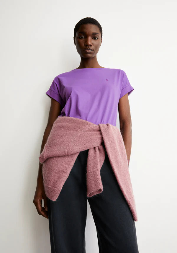 IDAARA ORGANIC COTTON T-SHIRT | ORCHID
