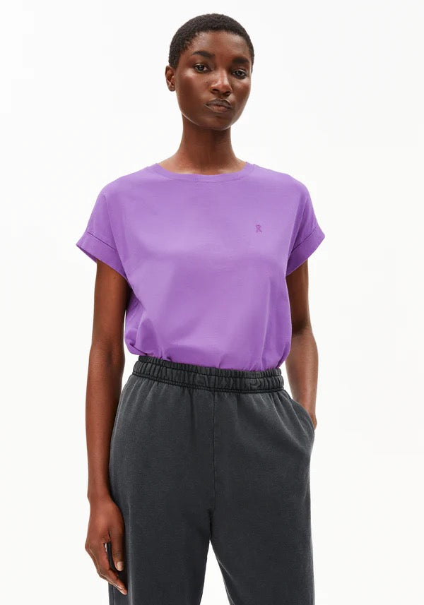 IDAARA ORGANIC COTTON T-SHIRT | ORCHID