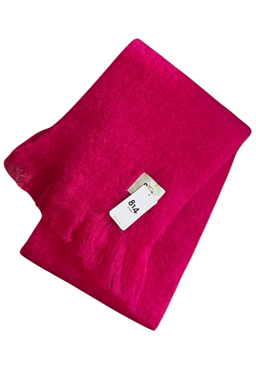 MOHAIR AND WOOL WIDE SCARF FUCHSIA 410
