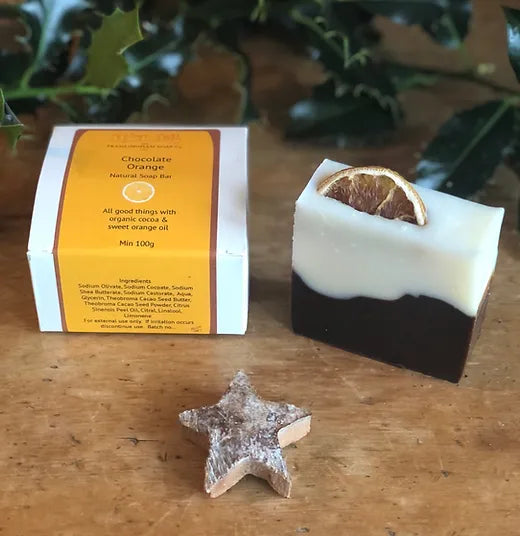 CHOCOLATE ORANGE NATURAL SOAP BAR