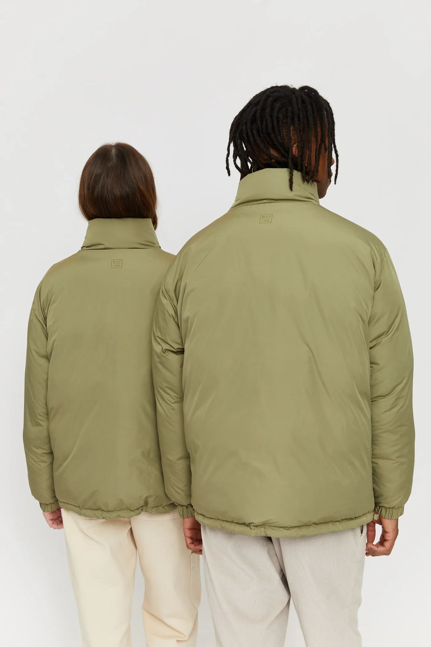 OSSEO REVERSIBLE PUFFER UNISEX | PALE OCEAN/ MOSS
