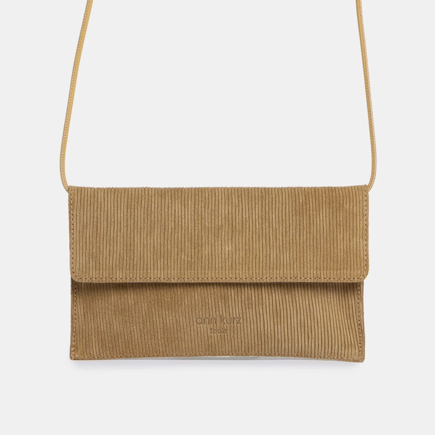MINI CLUTCH | RUFFLE CUOIO