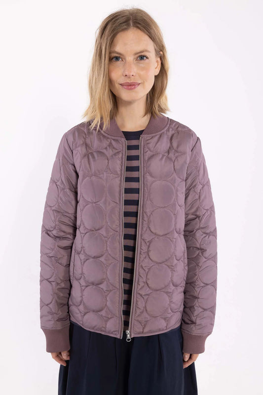 DANECANDO QUILTED JACKET | MAUVE