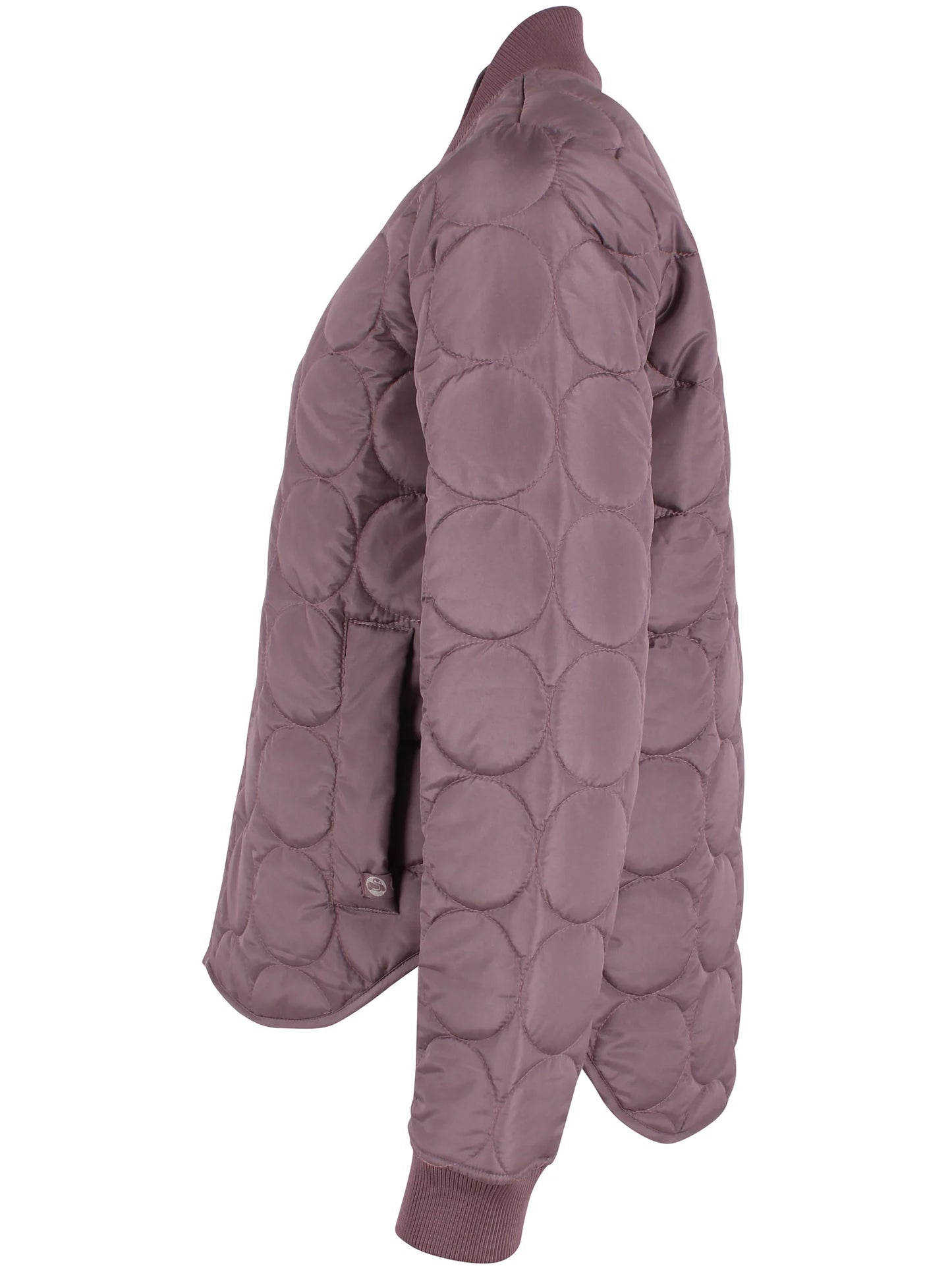 DANECANDO QUILTED JACKET | MAUVE