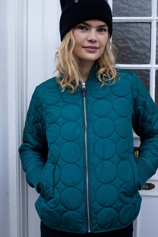 DANECANDO QUILTED JACKET | SLATE