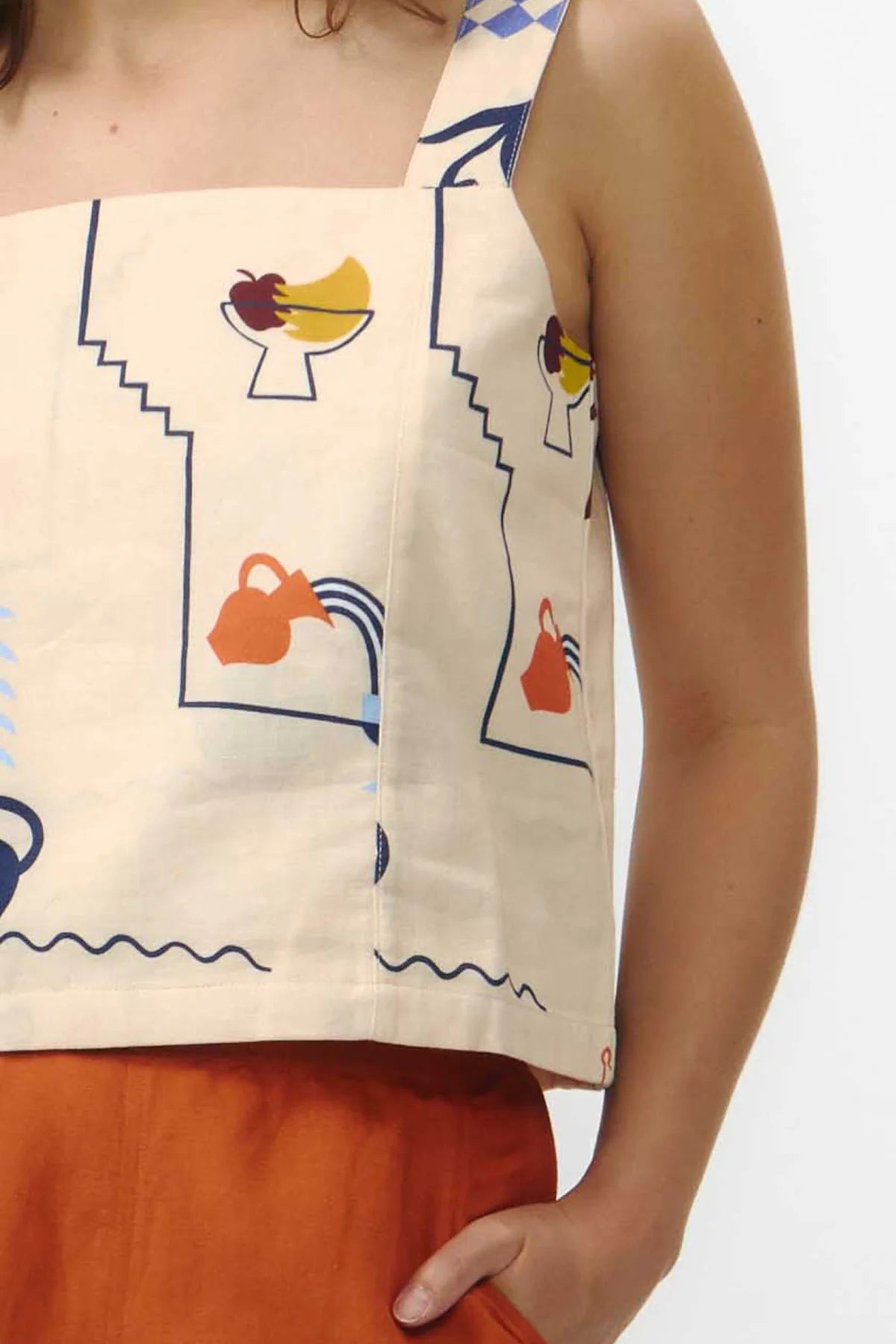 ODIEL TOP PRINT HOLIDAY