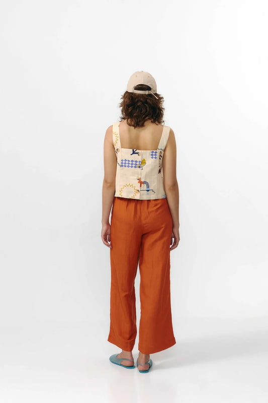 ODIEL TOP PRINT HOLIDAY