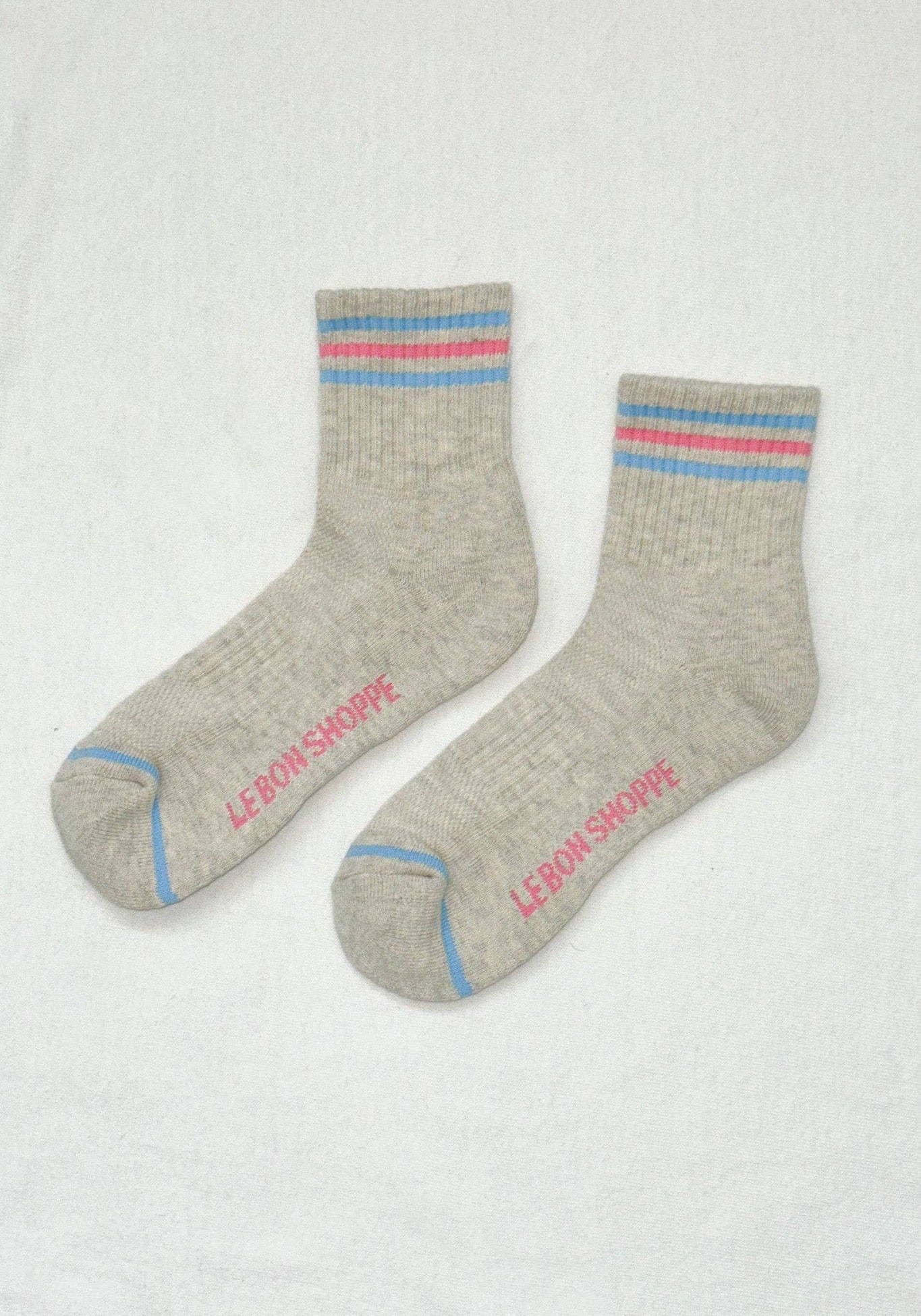 GIRLFRIEND SOCKS | BRIGHT GREY