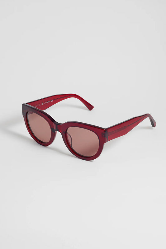 SEOUL CAT-EYE SUNGLASSES | BURGUNDY