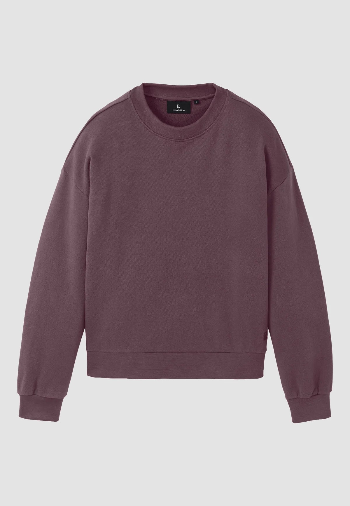 NERINE ORGANIC COTTON SWEATSHIRT | DARK GRAPE