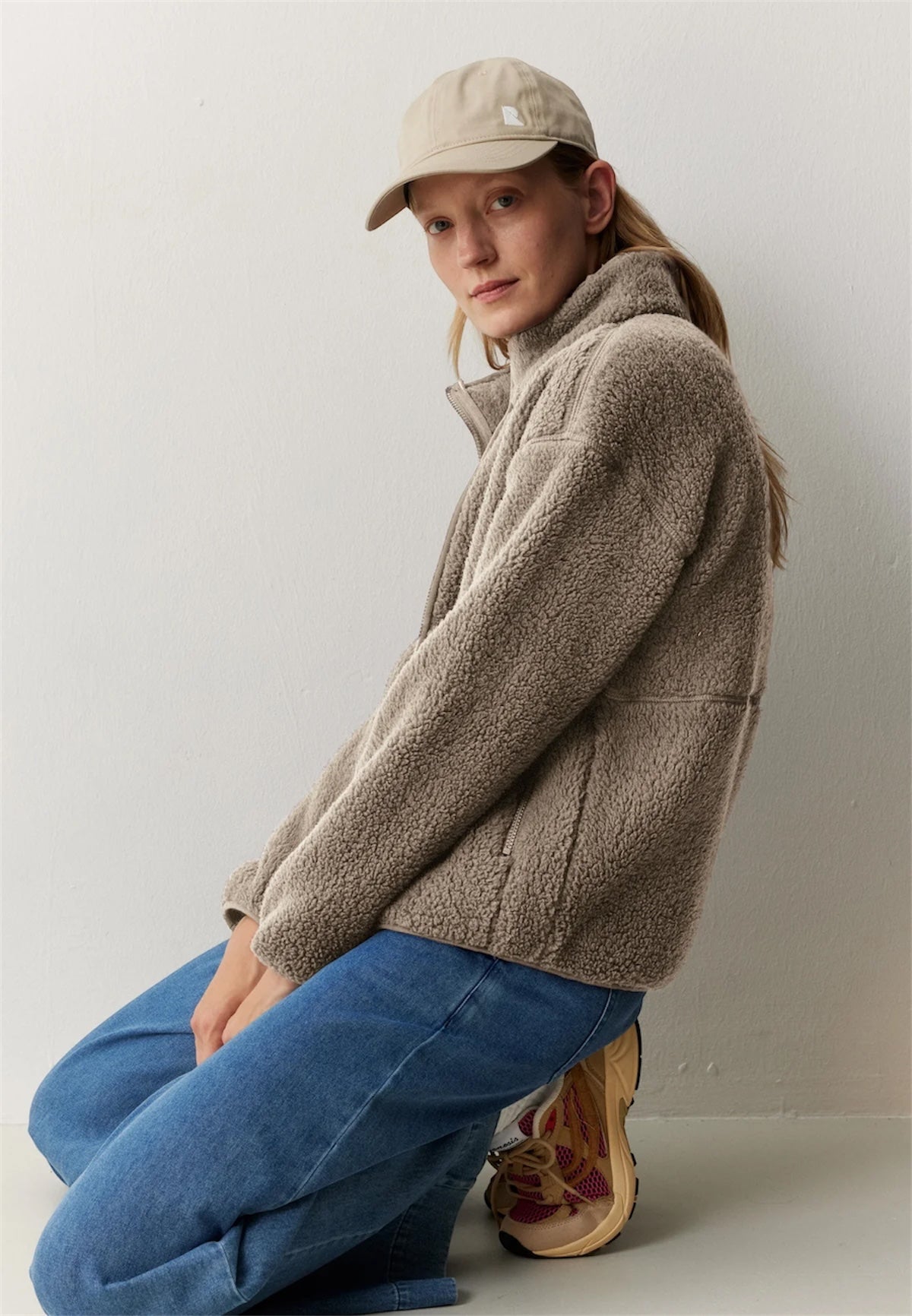 Recolution Fortunella Women’s Recycled Fleece Jacket – Hazel Brown
