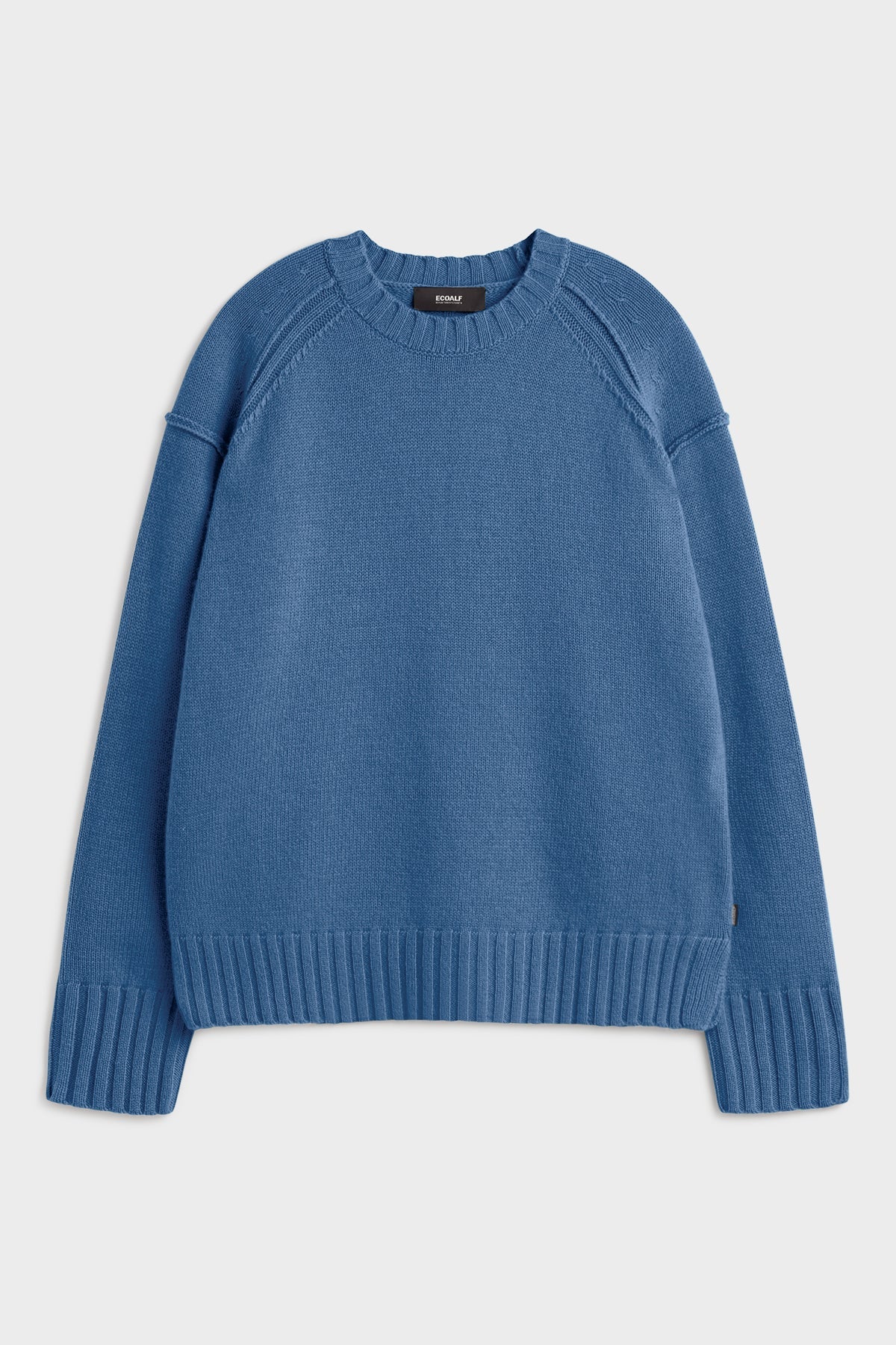ECOALF Women's Recycled Wool Jumper Mocan | Cobalt Blue