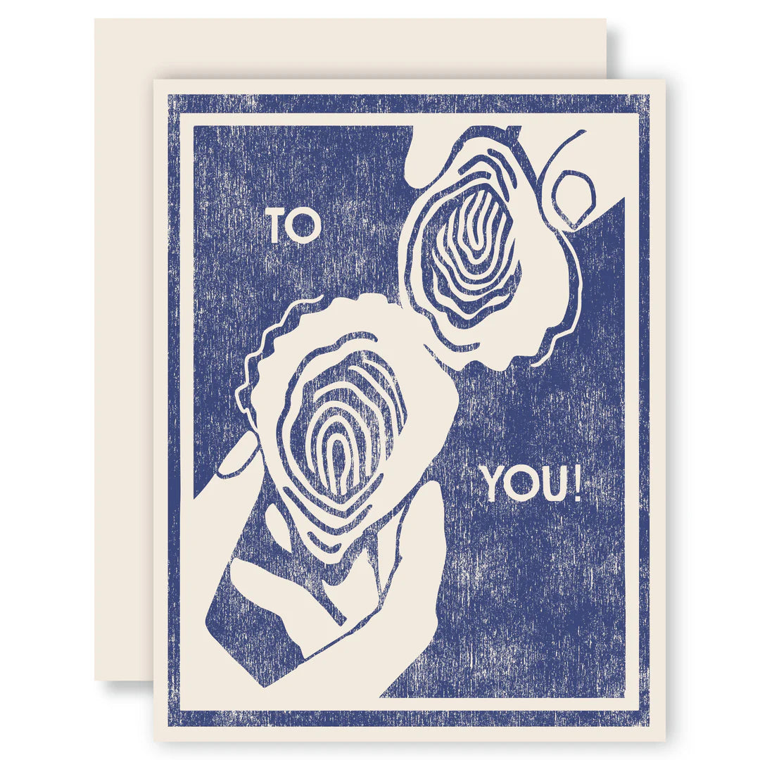 TO YOU! | LETTERPRESS PRINTED CARD