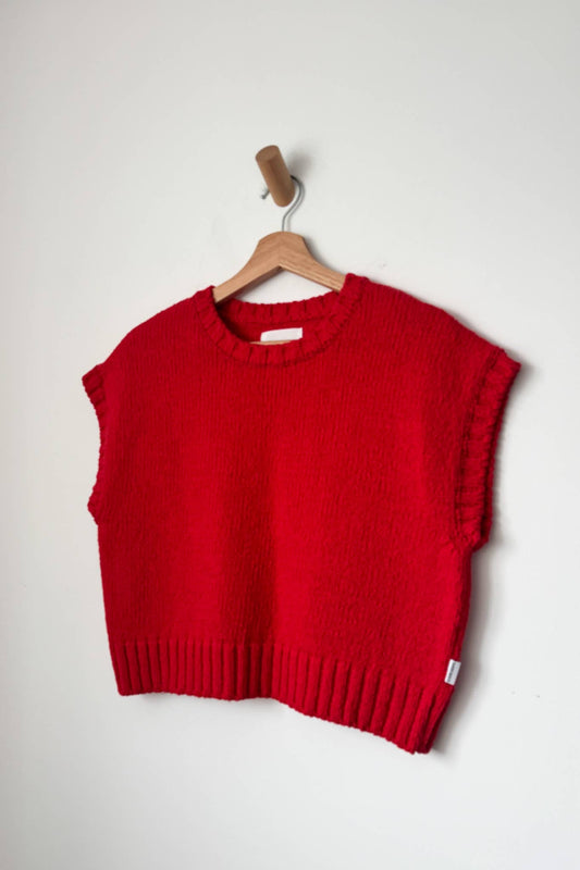 PIERRE COTTON SWEATER TOP | CHILLI