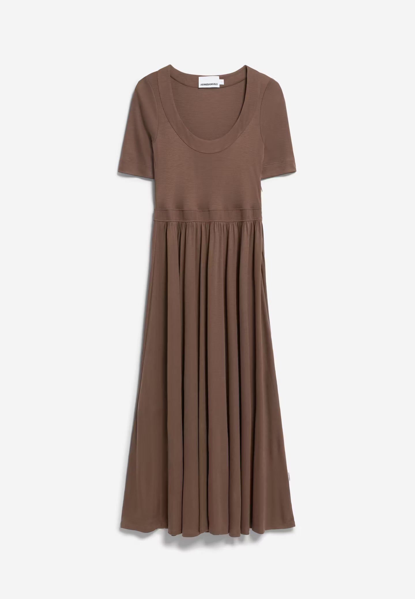 BERENIKAA TENCEL™ LYOCELL JERSEY DRESS | TOASTY TAN