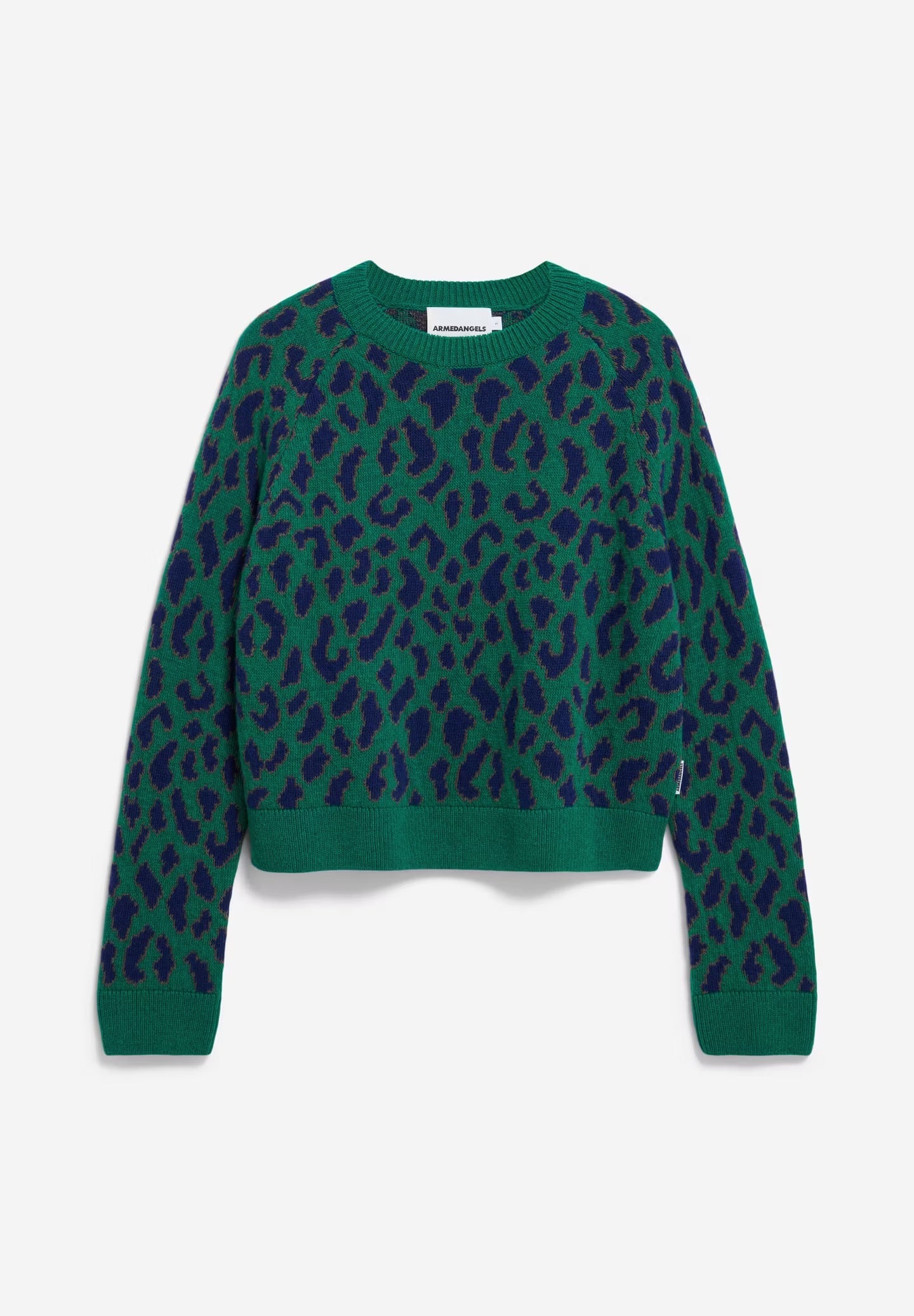 DILIRIAA LEOPAA RECYCLED ORGANIC WOOL BLEND JUMPER