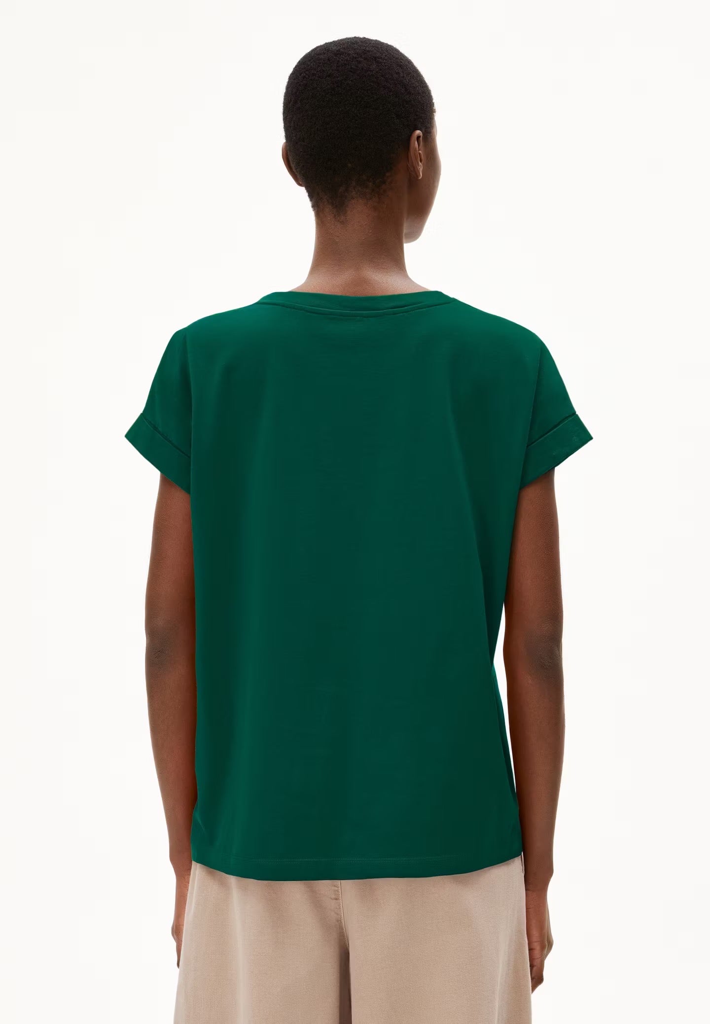 IDAARA ORGANIC COTTON T-SHIRT | EMERALD GREEN